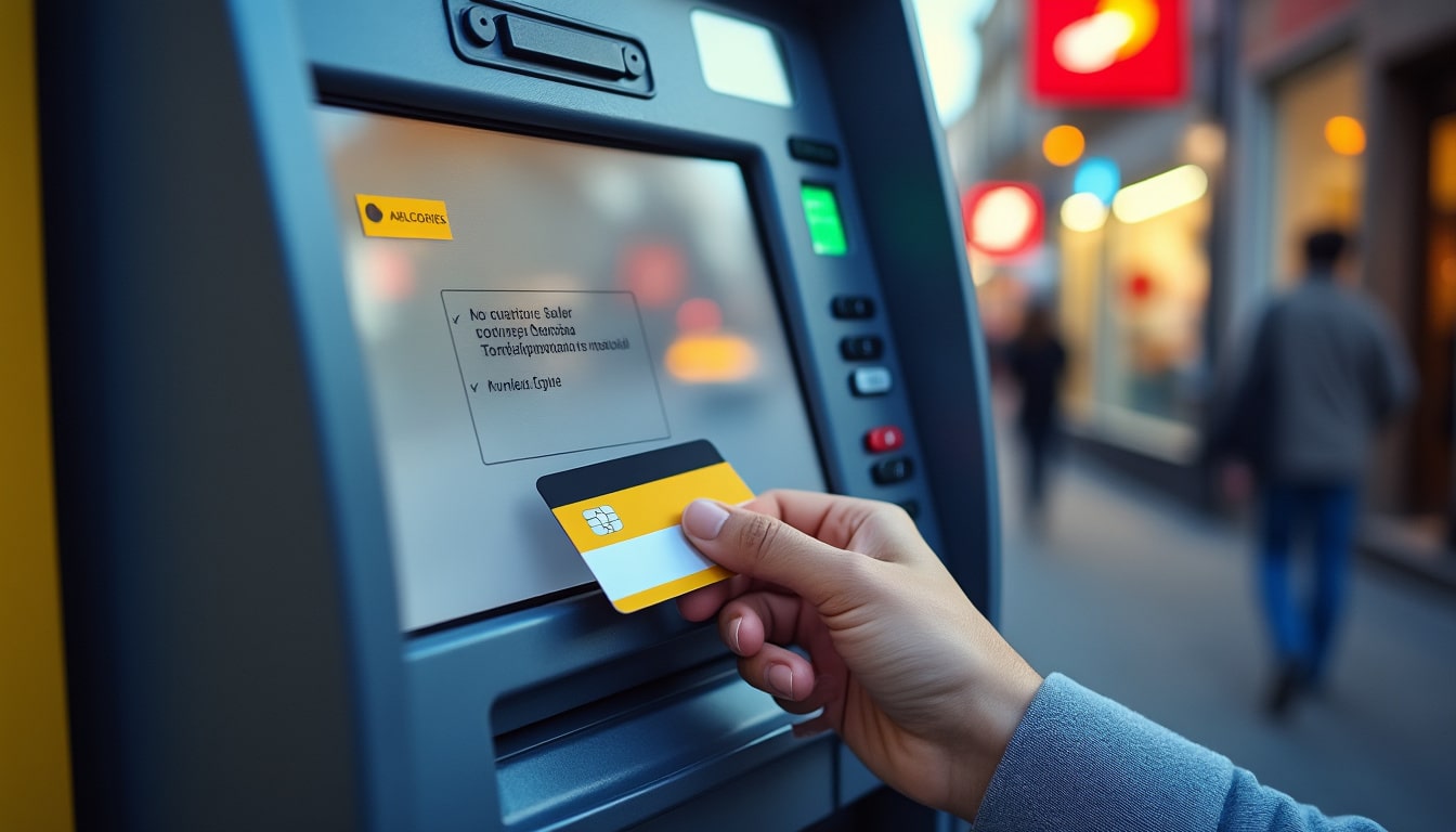Illustration: Comprendre le fonctionnement du retrait au distributeur automatique à la Banque Postale